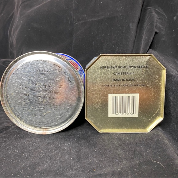 Lot of 2 Vntg Tins Hershey’s & Valleybrook Farms - Picture 5 of 9